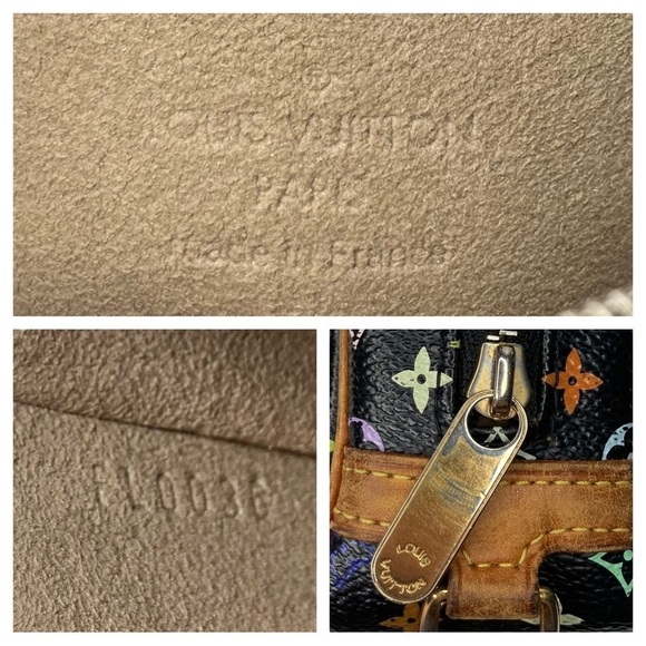 Authentic Louis Vuitton Black Murakami Wapity Multicolor Accessory Case Pouch - Picture 2 of 16